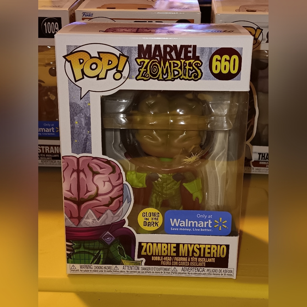 Mysterio GITD Funko Pop Marvel Zombies #660 Walmart Exclusive unopened